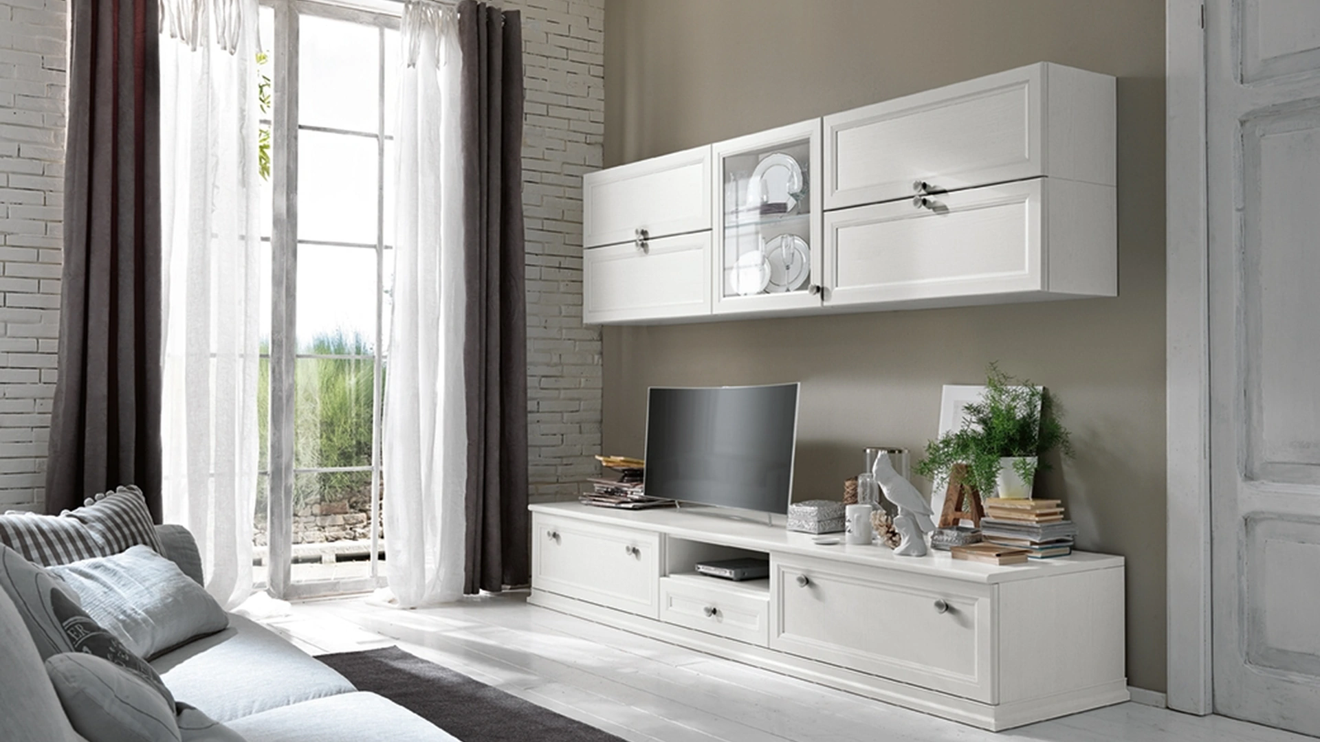 Parete Attrezzata Arcadia AS023 di Colombini Casa