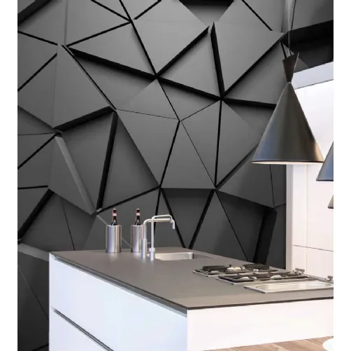 Carta da parati con effetto tridimensionale Geometrie CP0522 di Pintdecor