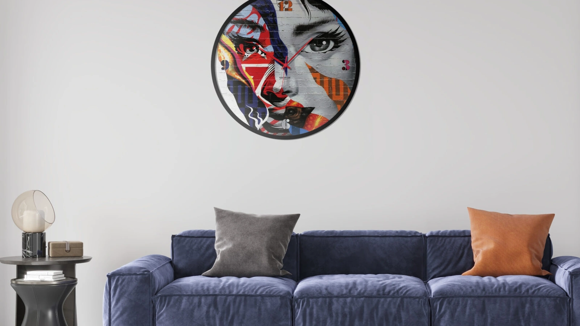 Orologio tondo 03 di Pintdecor