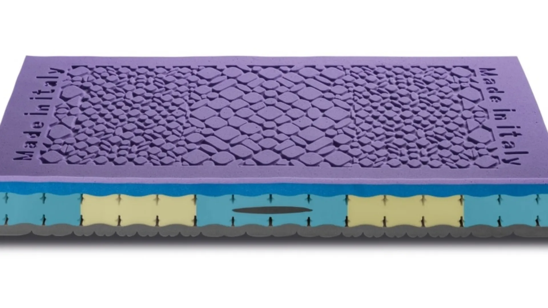 Materasso Active in schiumato ad acqua e doppio strato di memory di Brentaflex
