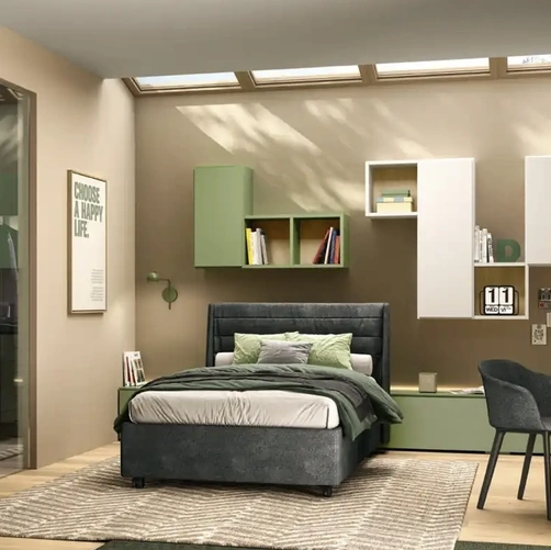 Cameretta per ragazzi Y114 di Moretti Compact Camerette