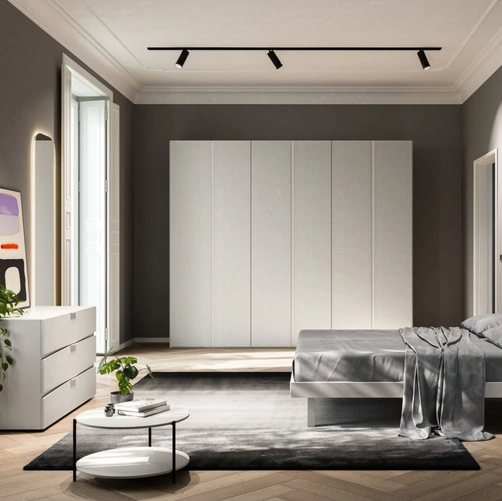 Letto con testiera Contra Night 02 di Orme