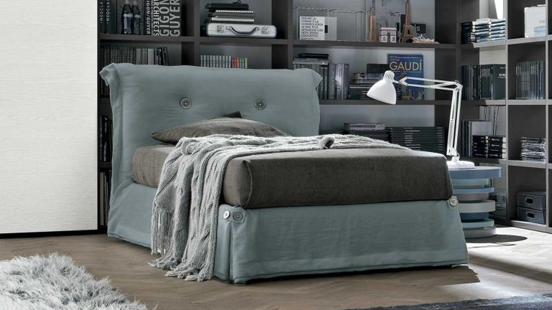 Letto singolo con testiera Amami di Tomasella