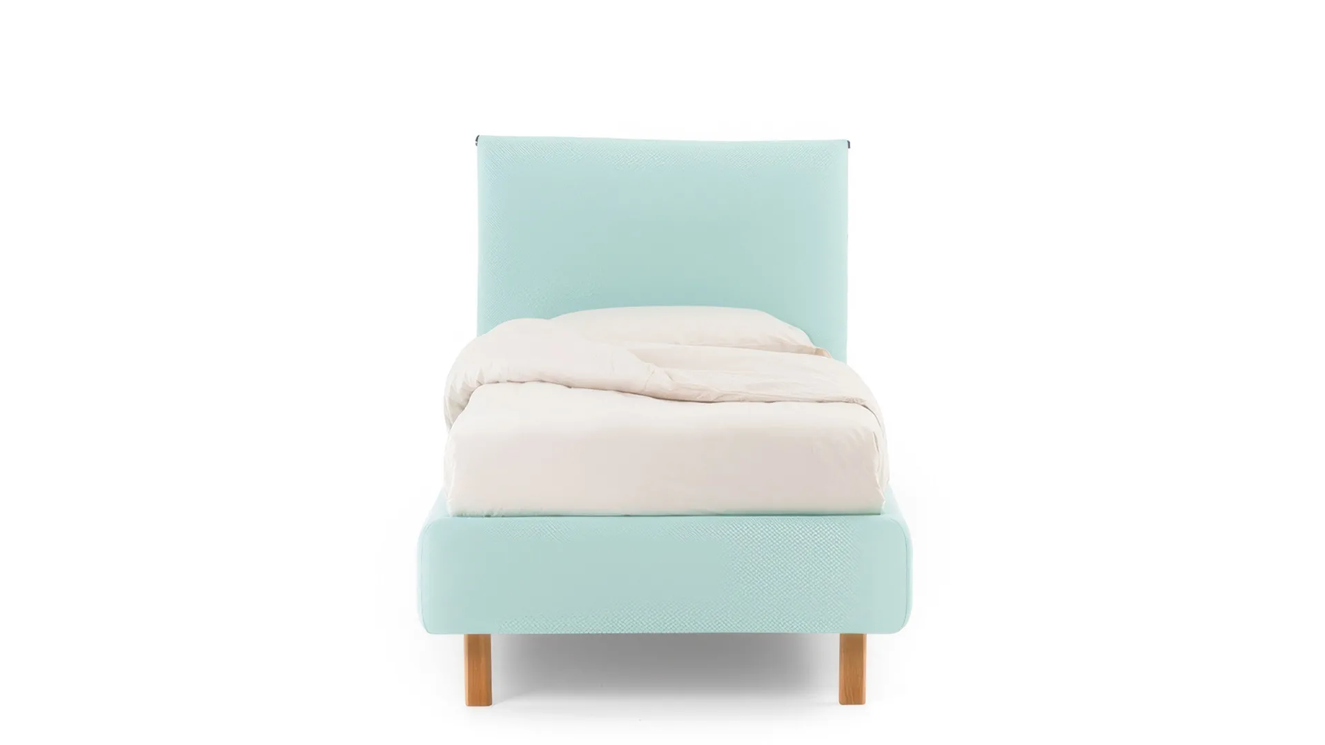 Letto singolo con contenitore London di Noctis