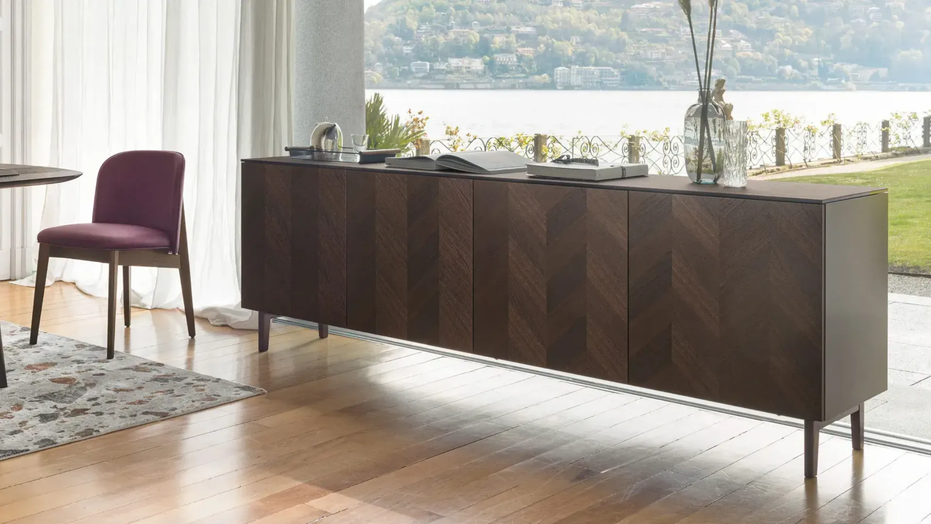  Madia in legno Universal 02 di Calligaris