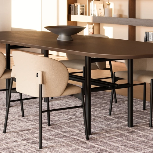 Tavolo Supernova in Rovere di Dall'Agnese