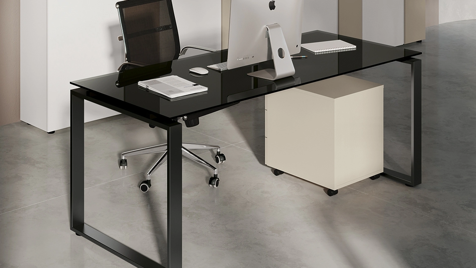 Scrivania Direzionale Loft Executive anello chiuso di Colombini Office