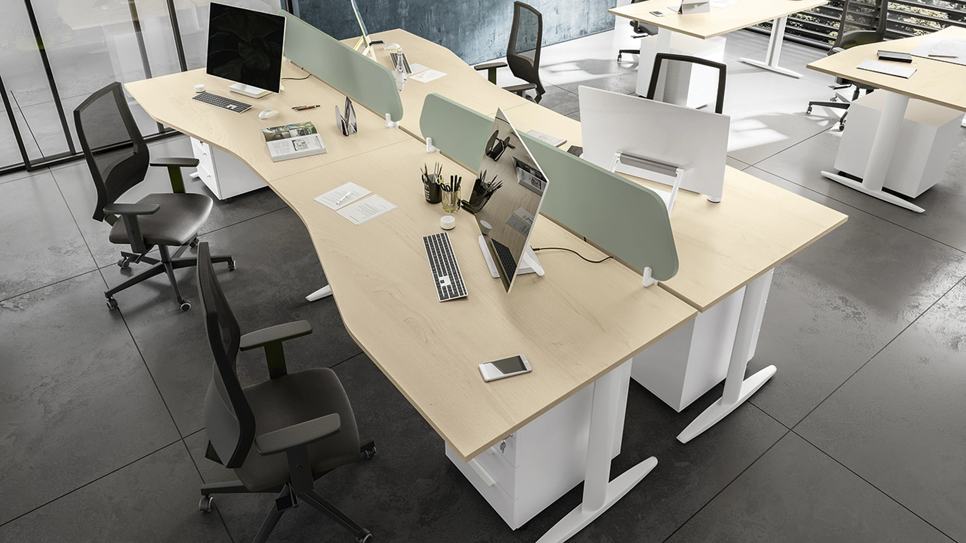 Scrivania Operativa Teko Classic di Colombini Office